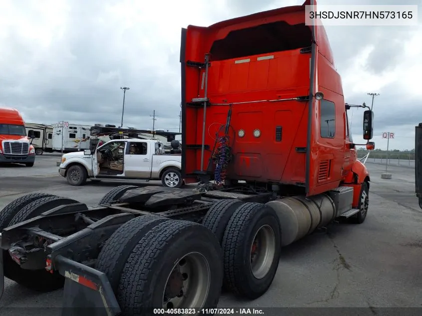 2017 International Prostar VIN: 3HSDJSNR7HN573165 Lot: 40583823