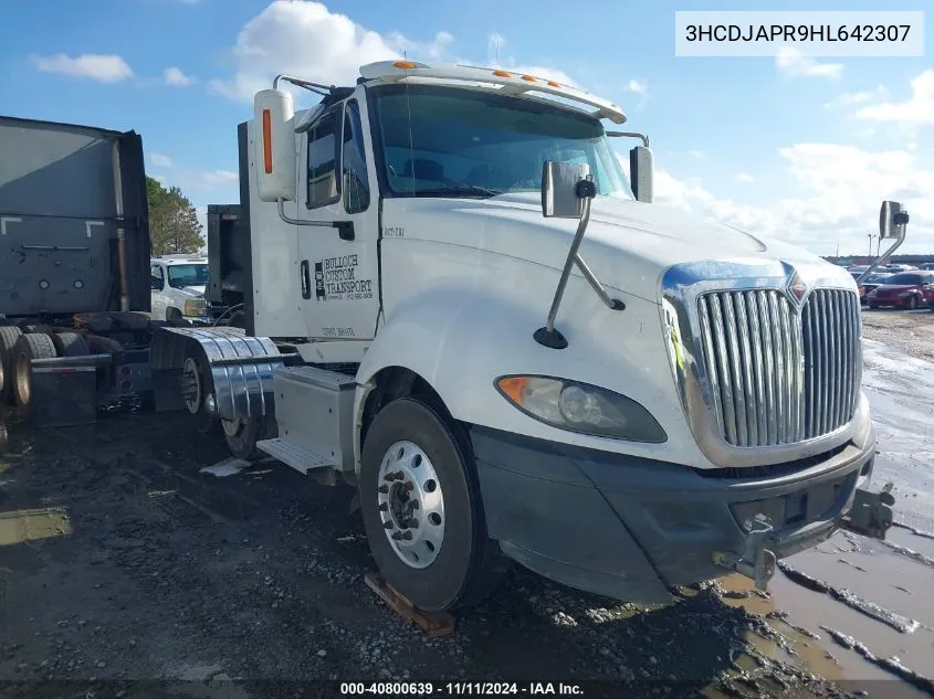 2017 International Prostar+ VIN: 3HCDJAPR9HL642307 Lot: 40800639