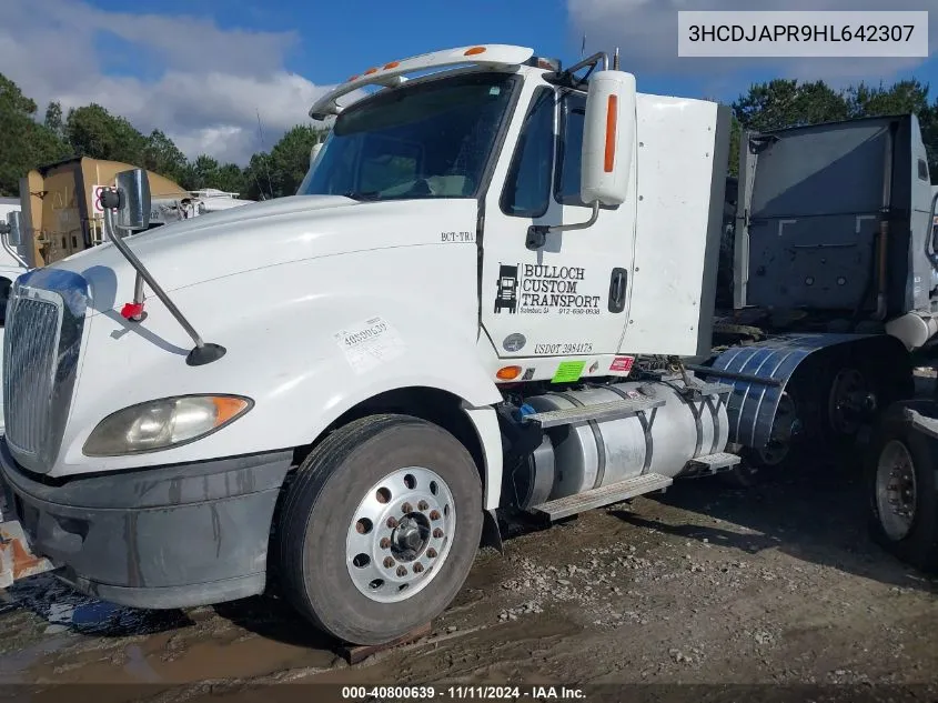 2017 International Prostar+ VIN: 3HCDJAPR9HL642307 Lot: 40800639