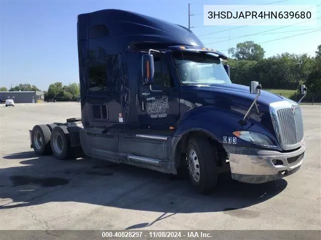 2017 International Prostar+ VIN: 3HSDJAPR4HN639680 Lot: 40828297