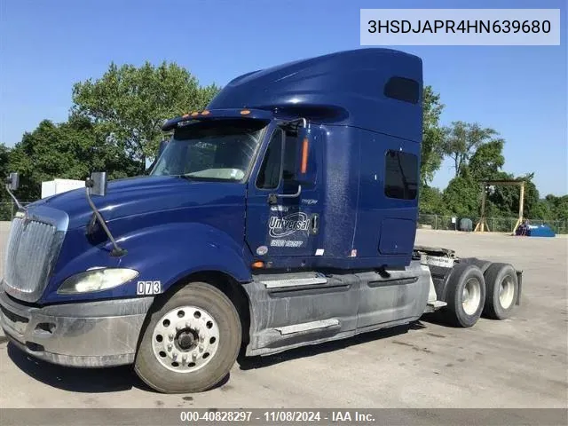 2017 International Prostar+ VIN: 3HSDJAPR4HN639680 Lot: 40828297