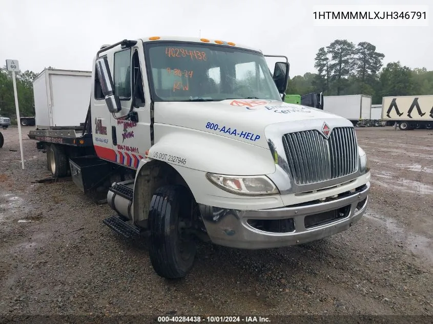 2018 International Durastar 4300 VIN: 1HTMMMMLXJH346791 Lot: 40284438