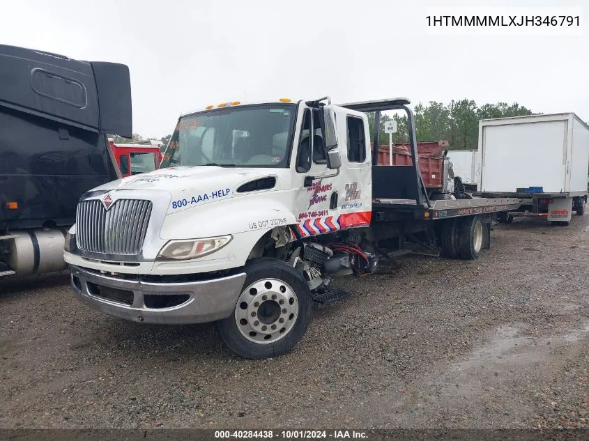 2018 International Durastar 4300 VIN: 1HTMMMMLXJH346791 Lot: 40284438