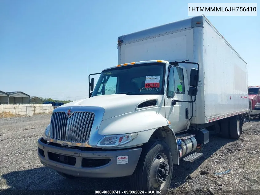 1HTMMMML6JH756410 2018 International Durastar 4300