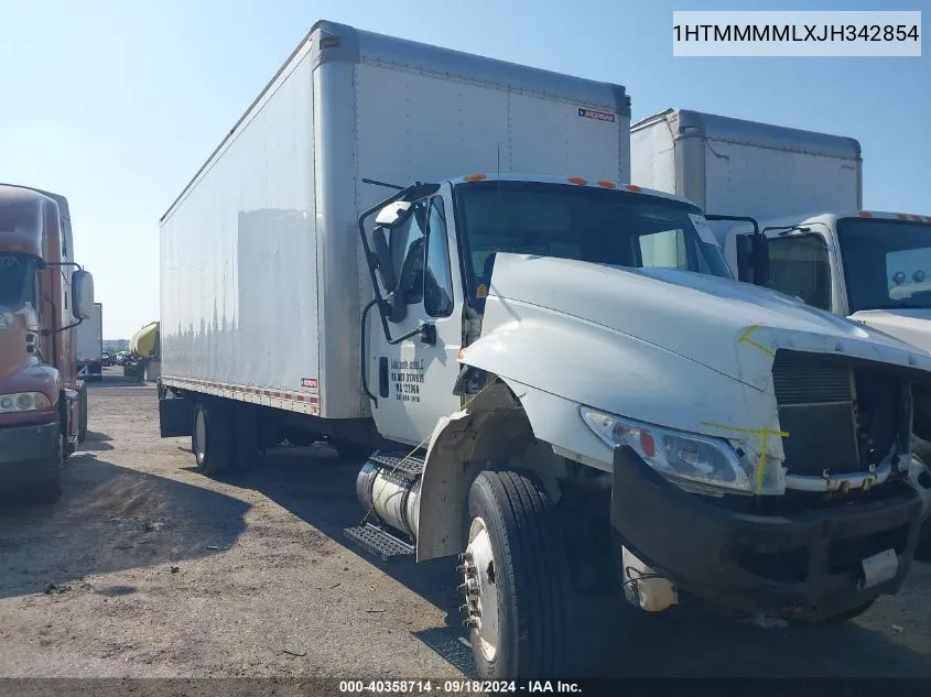 2018 International Durastar 4300 VIN: 1HTMMMMLXJH342854 Lot: 40358714