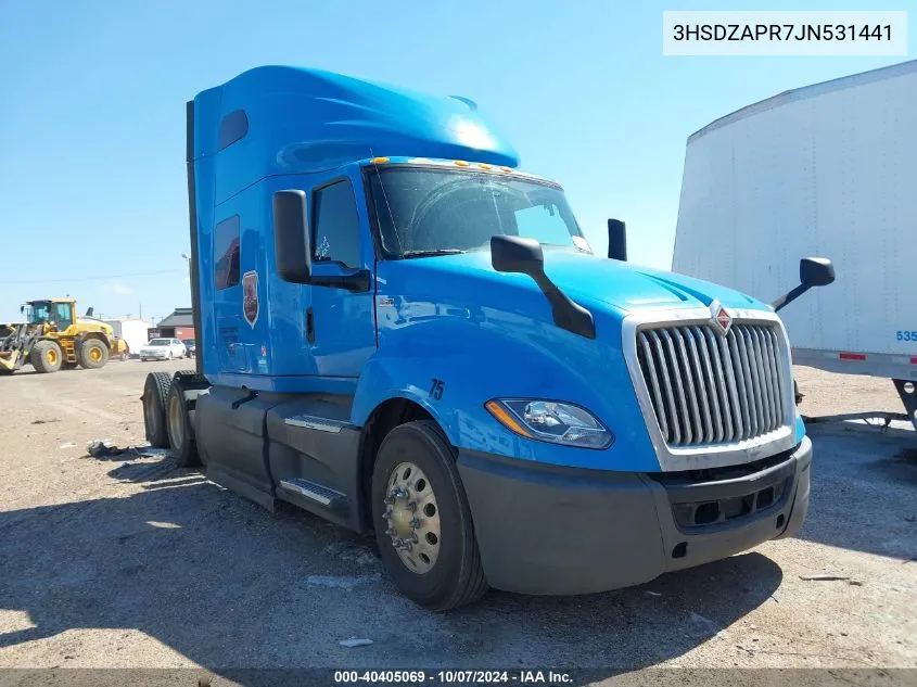 2018 International Lt625 VIN: 3HSDZAPR7JN531441 Lot: 40405069