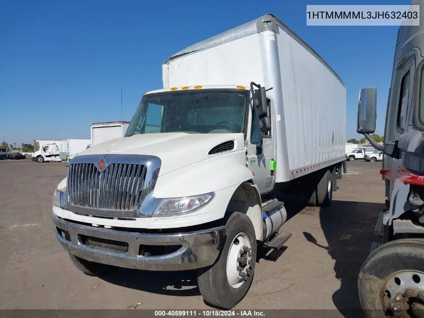 2018 International Durastar 4300 VIN: 1HTMMMML3JH632403 Lot: 40599111