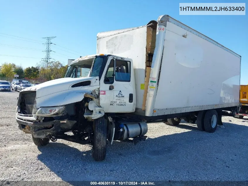 2018 International Durastar 4300 VIN: 1HTMMMML2JH633400 Lot: 40630119