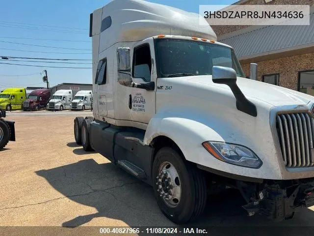 2018 International Lt VIN: 3HSDZAPR8JN434636 Lot: 40827966