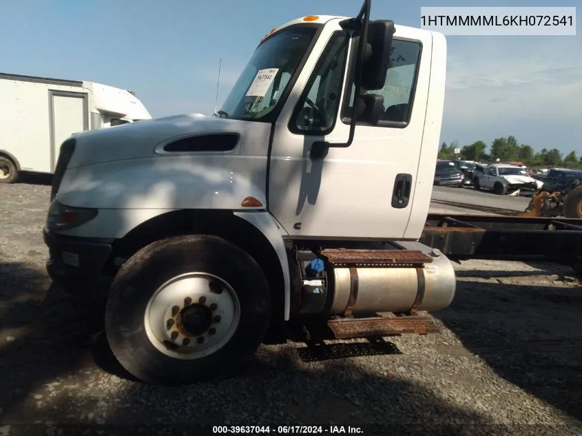 1HTMMMML6KH072541 2019 International Durastar 4300