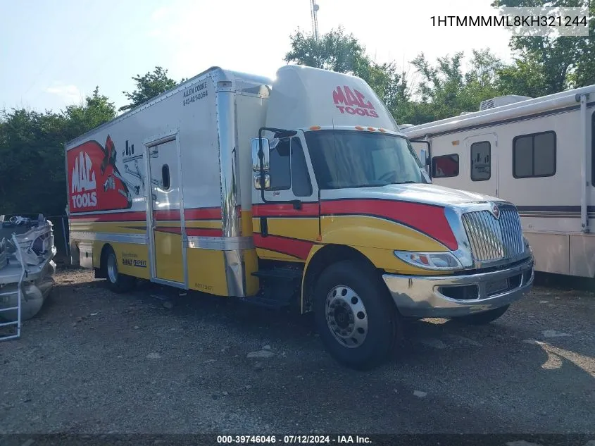 1HTMMMML8KH321244 2019 International Durastar 4300