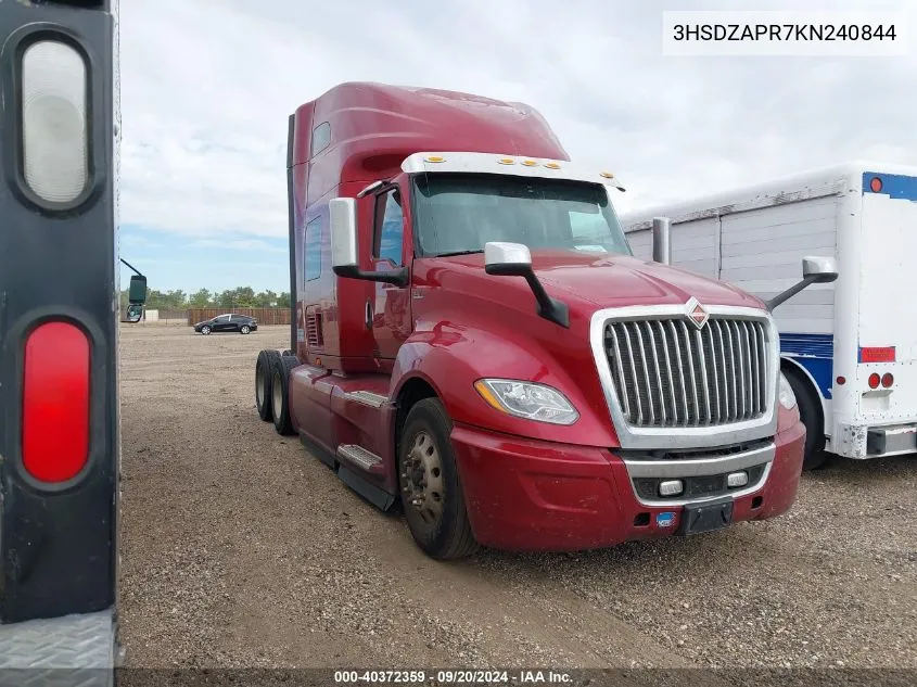 2019 International Lt VIN: 3HSDZAPR7KN240844 Lot: 40372359