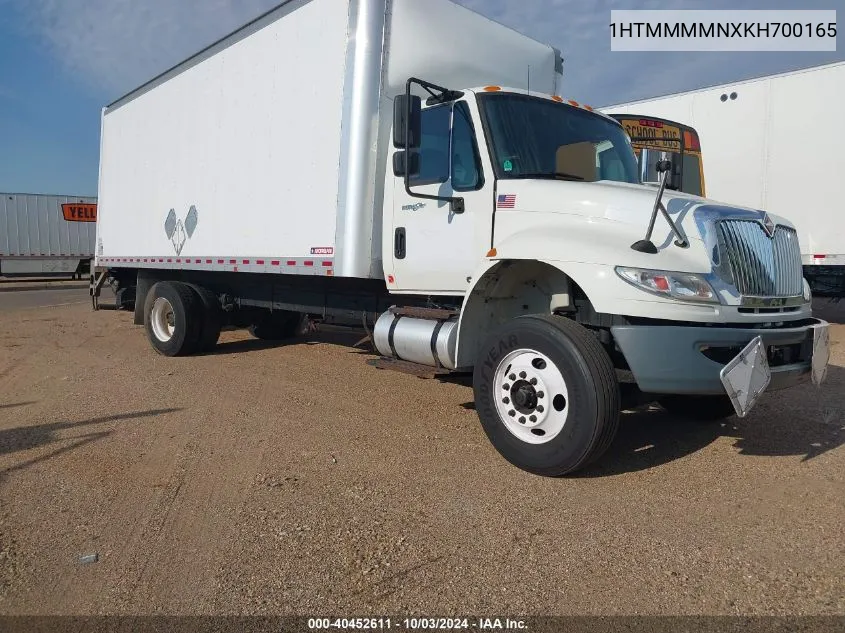 2019 International Durastar 4300 VIN: 1HTMMMMNXKH700165 Lot: 40452611