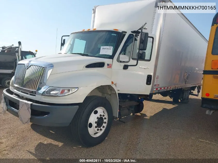 1HTMMMMNXKH700165 2019 International Durastar 4300