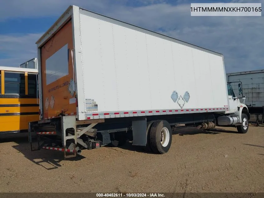 2019 International Durastar 4300 VIN: 1HTMMMMNXKH700165 Lot: 40452611