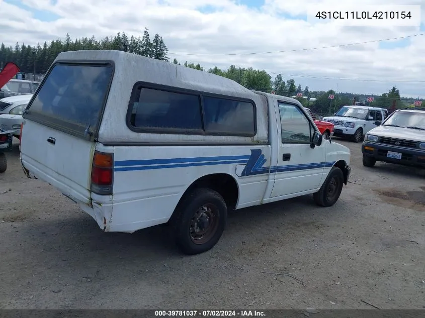 1990 Isuzu Conventional Short Wheelbase VIN: 4S1CL11L0L4210154 Lot: 39781037