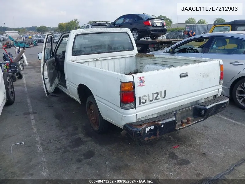 1990 Isuzu Conventional Short Bed VIN: JAACL11L7L7212903 Lot: 40473232