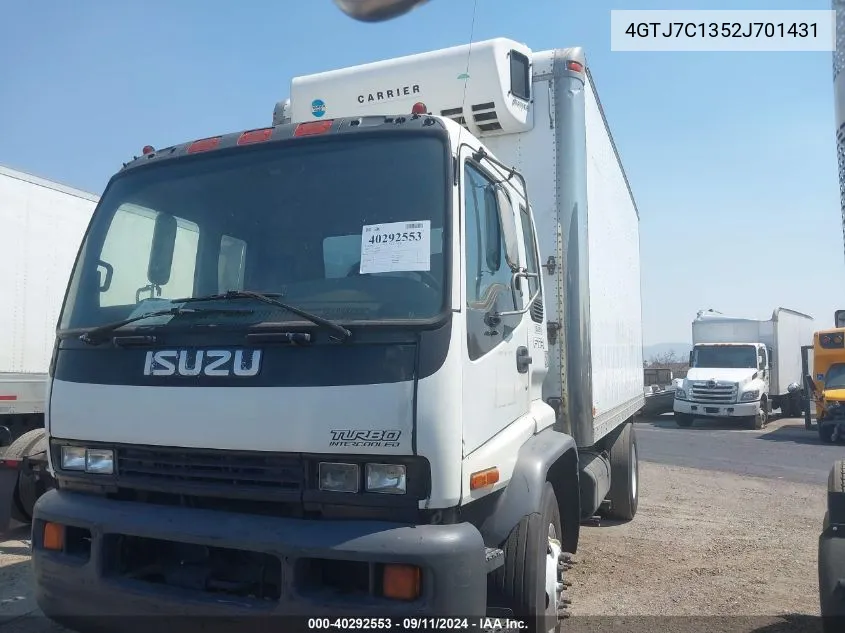 2002 Isuzu Ftr VIN: 4GTJ7C1352J701431 Lot: 40292553