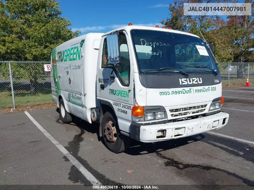 2004 Isuzu W4S042 Npr Hd Dsl Reg VIN: JALC4B14447007981 Lot: 40526619