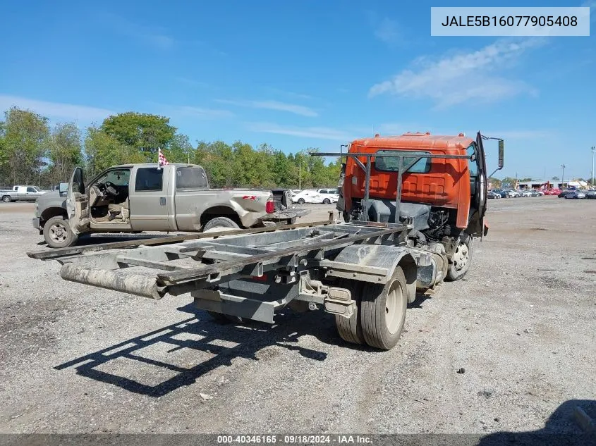 2007 Isuzu Dsl VIN: JALE5B16077905408 Lot: 40346165