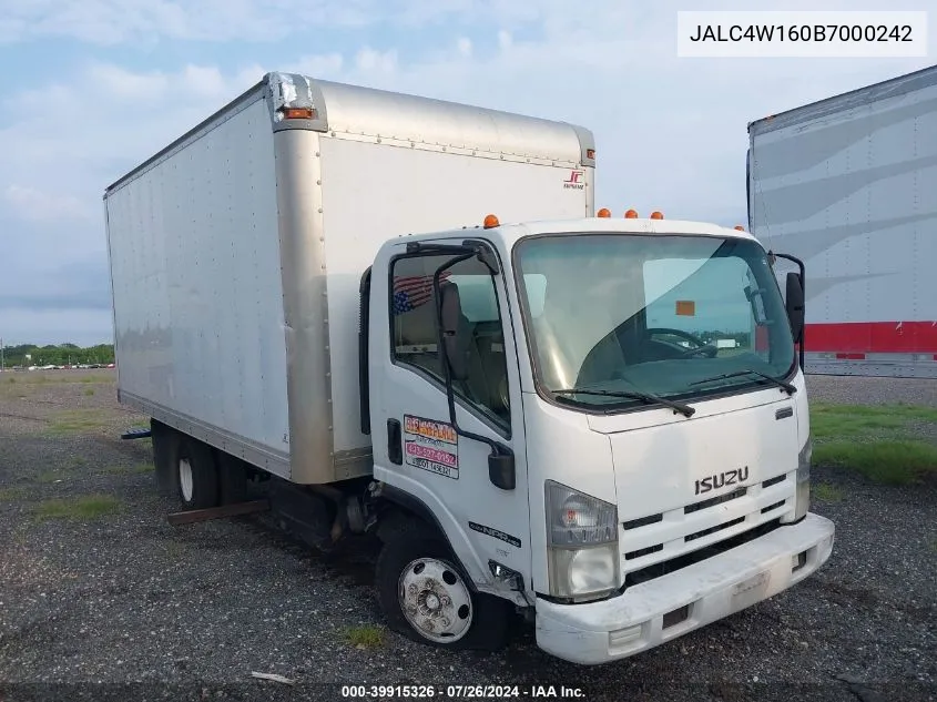 2011 Isuzu Npr Hd Dsl Reg VIN: JALC4W160B7000242 Lot: 39915326