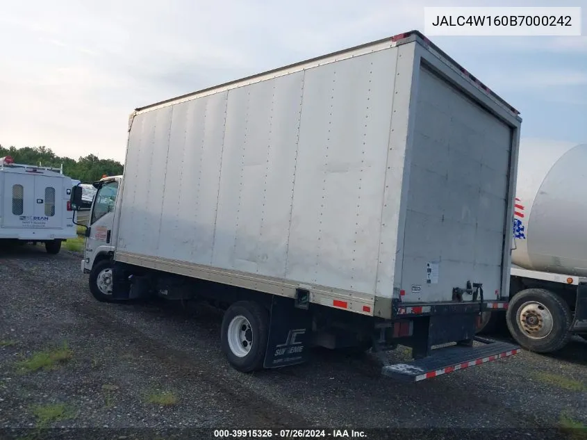 2011 Isuzu Npr Hd Dsl Reg VIN: JALC4W160B7000242 Lot: 39915326