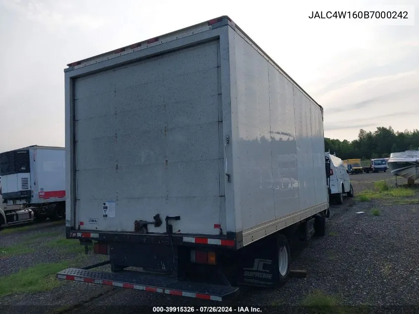 2011 Isuzu Npr Hd Dsl Reg VIN: JALC4W160B7000242 Lot: 39915326