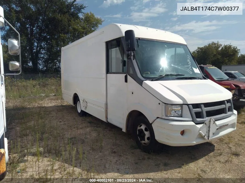 2012 Isuzu Commercial Van VIN: JALB4T174C7W00377 Lot: 40002101