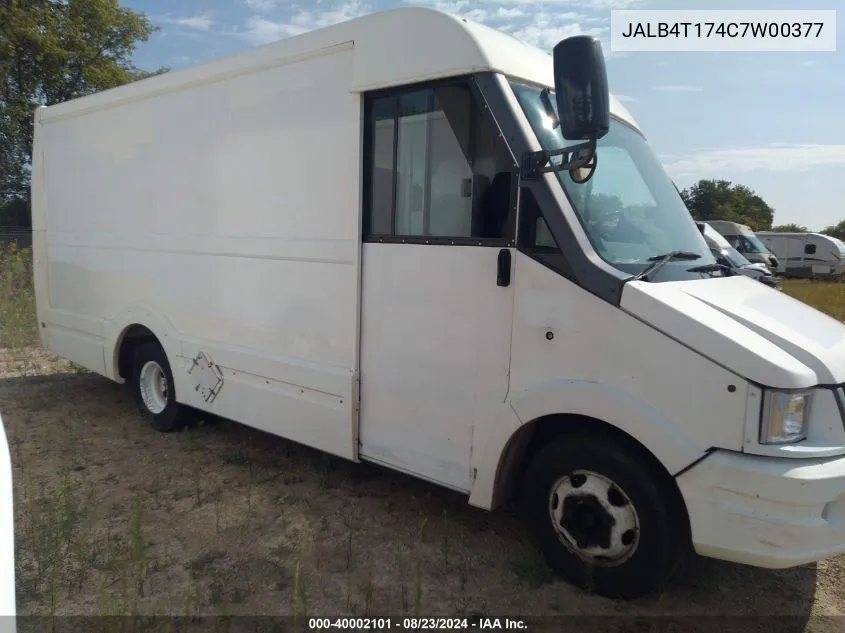 2012 Isuzu Commercial Van VIN: JALB4T174C7W00377 Lot: 40002101