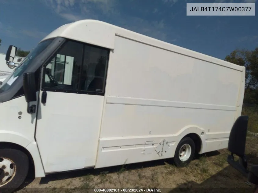 2012 Isuzu Commercial Van VIN: JALB4T174C7W00377 Lot: 40002101