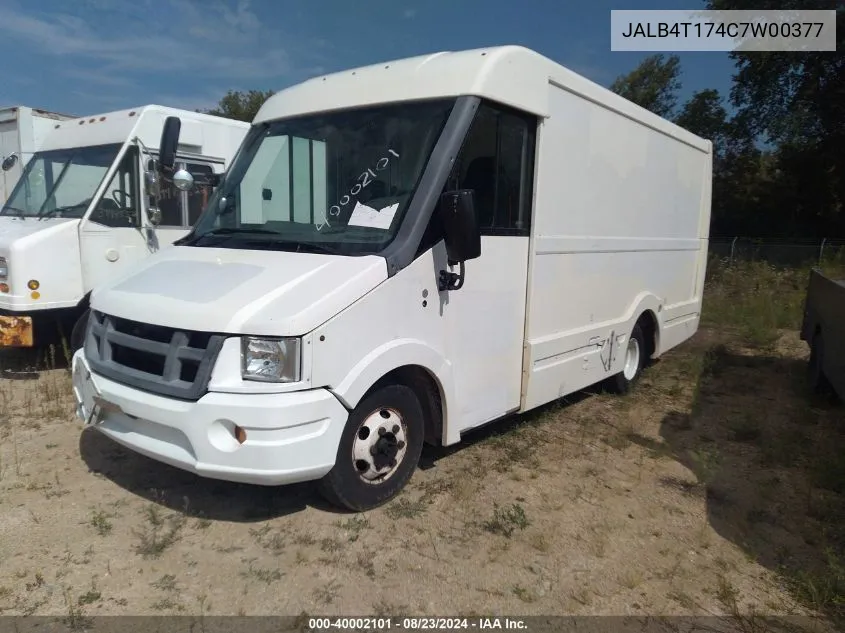 2012 Isuzu Commercial Van VIN: JALB4T174C7W00377 Lot: 40002101