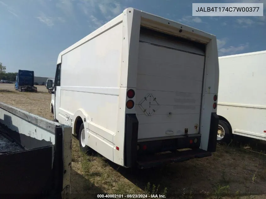 2012 Isuzu Commercial Van VIN: JALB4T174C7W00377 Lot: 40002101