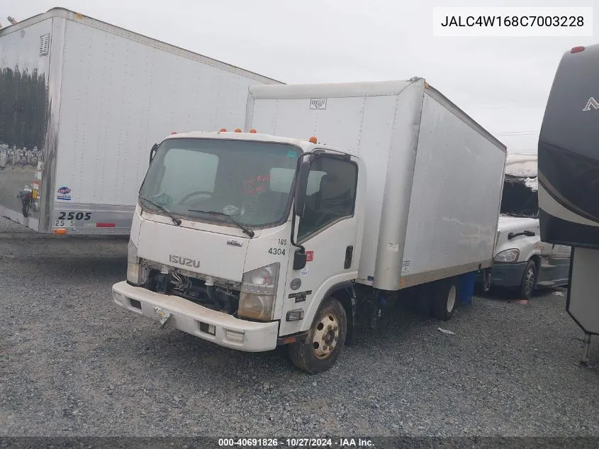 2012 Isuzu Npr Hd Dsl Reg VIN: JALC4W168C7003228 Lot: 40691826