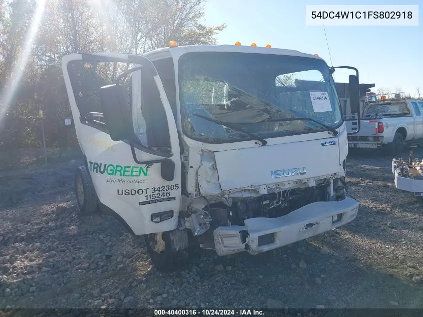 54DC4W1C1FS802918 2015 Isuzu Npr Hd Reg