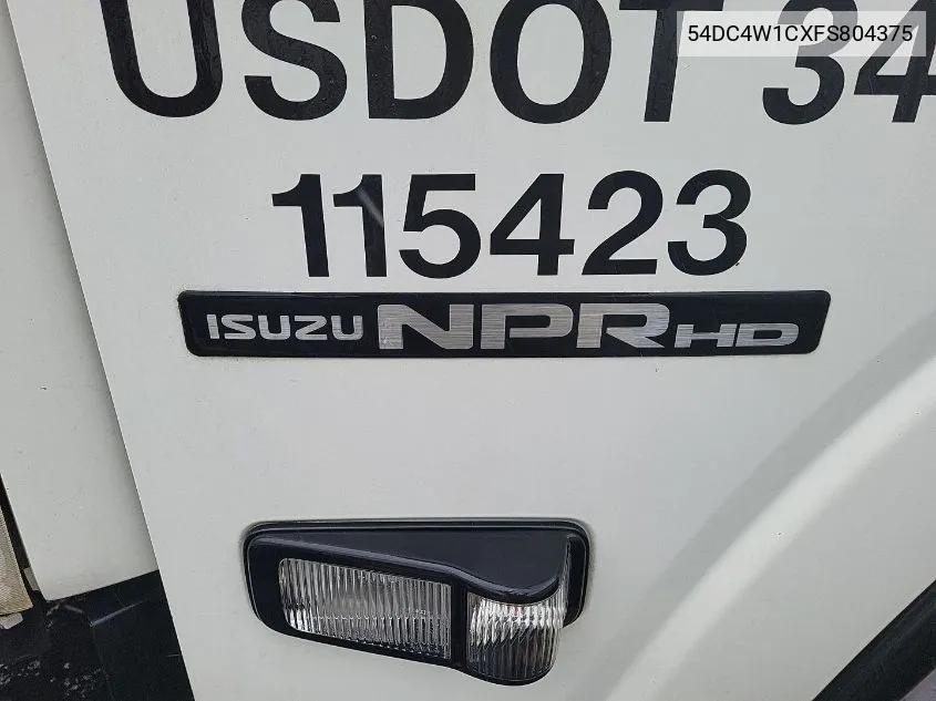 54DC4W1CXFS804375 2015 Isuzu Npr Hd