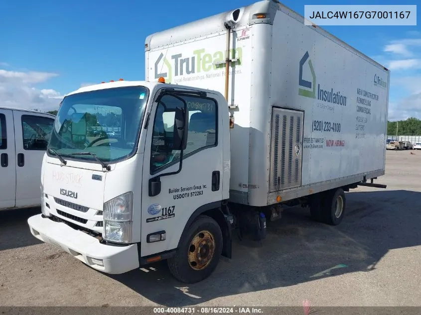 2016 Isuzu Npr Dsl Reg At VIN: JALC4W167G7001167 Lot: 40084731