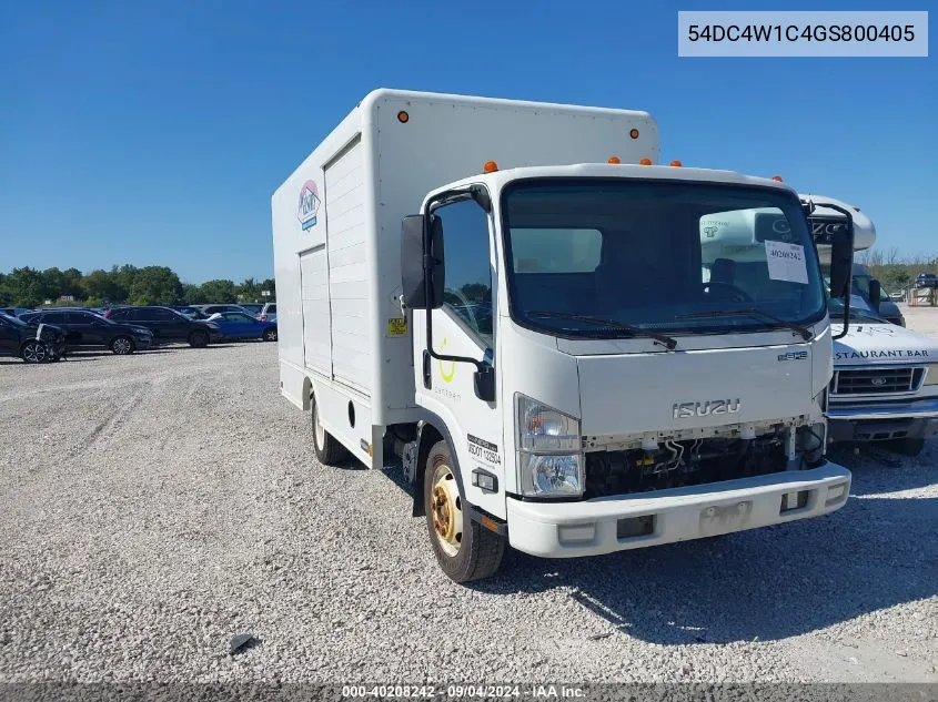 2016 Isuzu Npr Hd Gas Reg VIN: 54DC4W1C4GS800405 Lot: 40208242