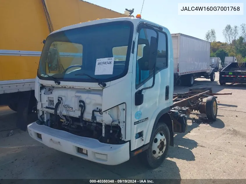 2016 Isuzu Npr Dsl Reg At VIN: JALC4W160G7001768 Lot: 40350348