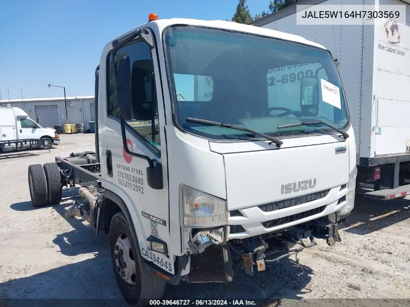 2017 Isuzu Nrr Dsl Reg At VIN: JALE5W164H7303569 Lot: 39646727