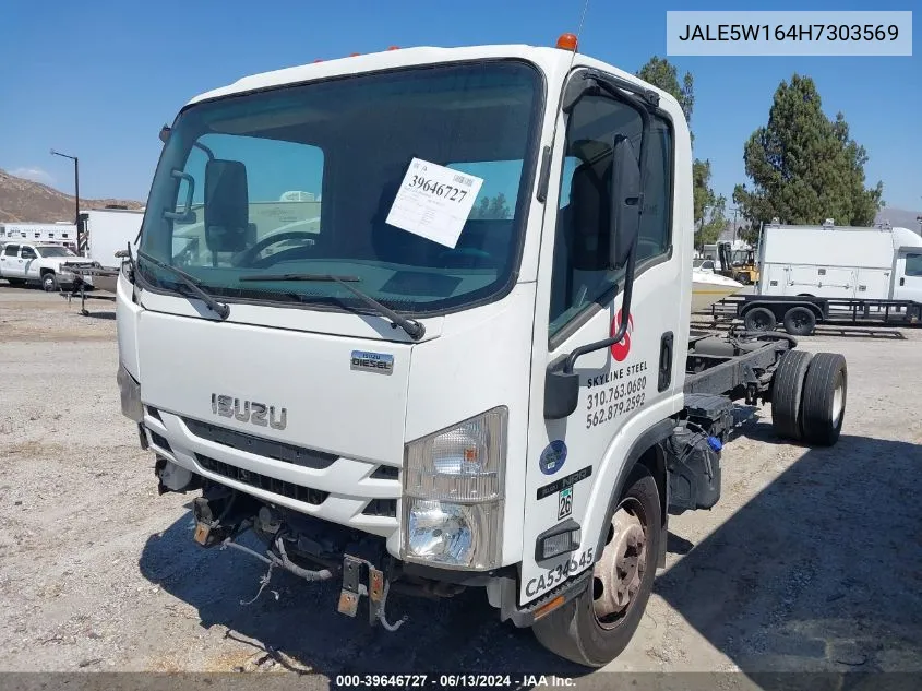 2017 Isuzu Nrr Dsl Reg At VIN: JALE5W164H7303569 Lot: 39646727