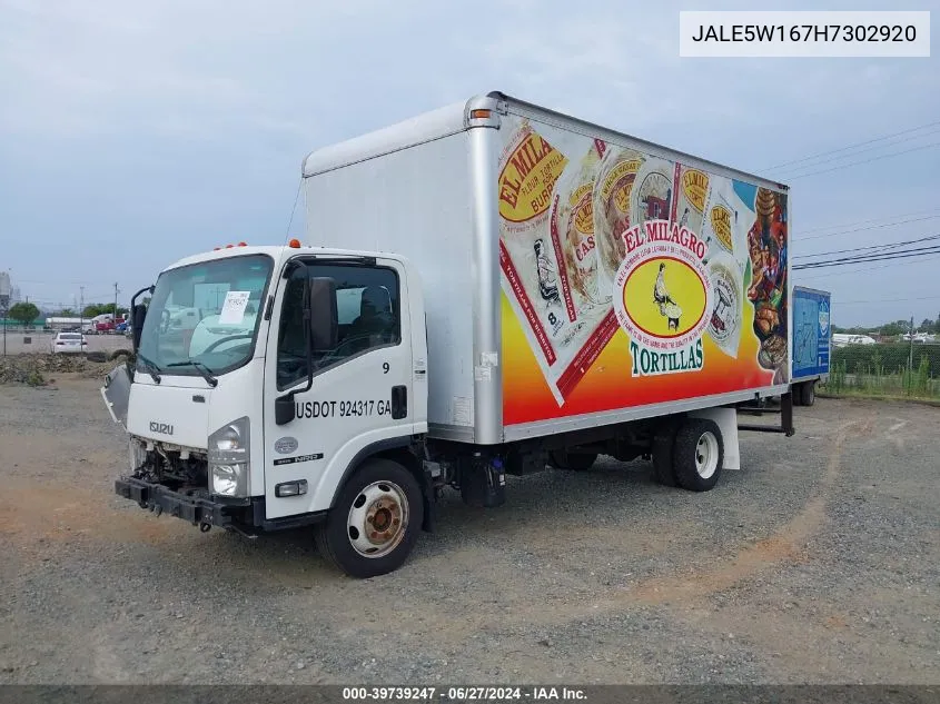 JALE5W167H7302920 2017 Isuzu Nrr Dsl Reg At