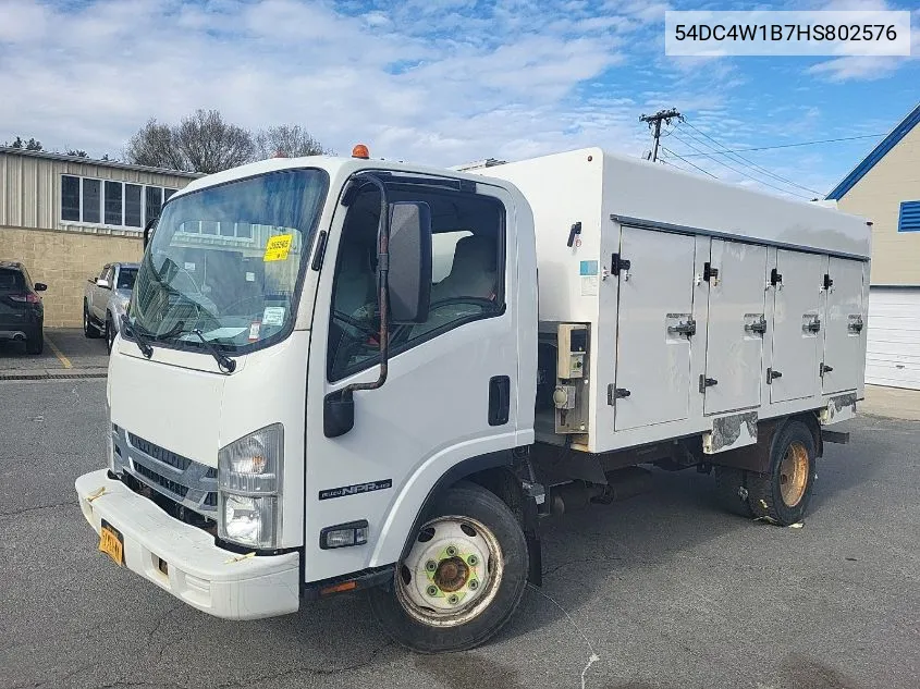 2017 Isuzu Npr Hd Gas Reg VIN: 54DC4W1B7HS802576 Lot: 40234686