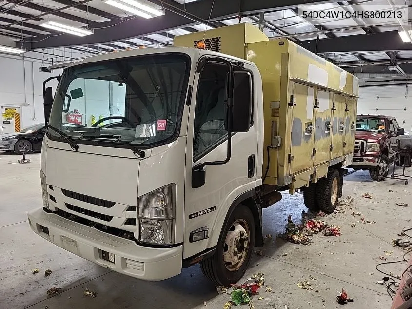 2017 Isuzu Npr Hd Gas Reg VIN: 54DC4W1C4HS800213 Lot: 40375328