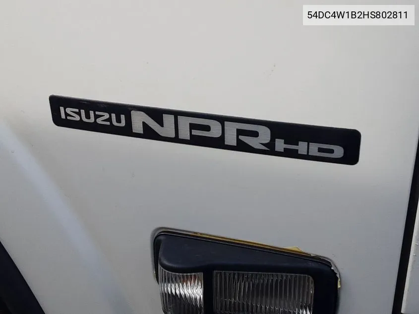 2017 Isuzu Npr Hd VIN: 54DC4W1B2HS802811 Lot: 40522093