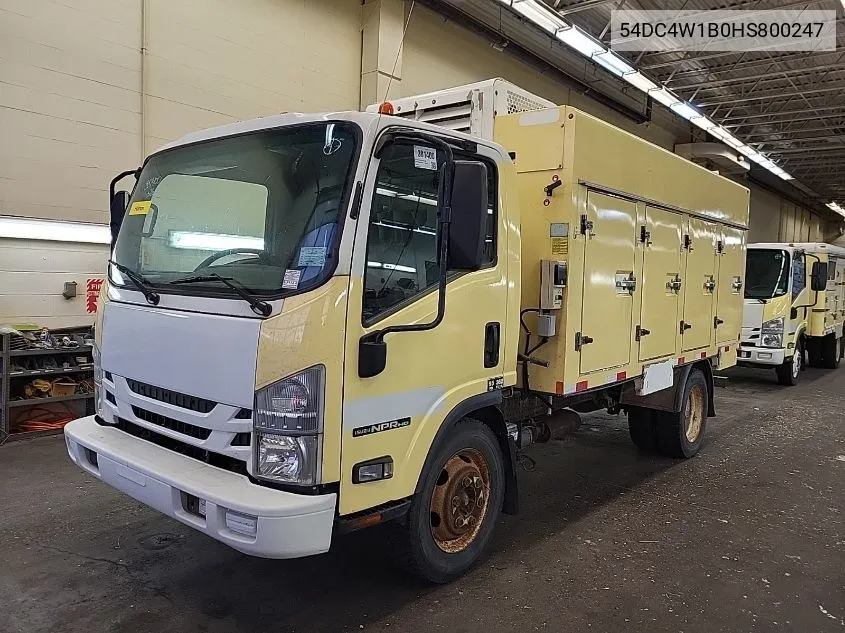 2017 Isuzu Npr Hd VIN: 54DC4W1B0HS800247 Lot: 40527873