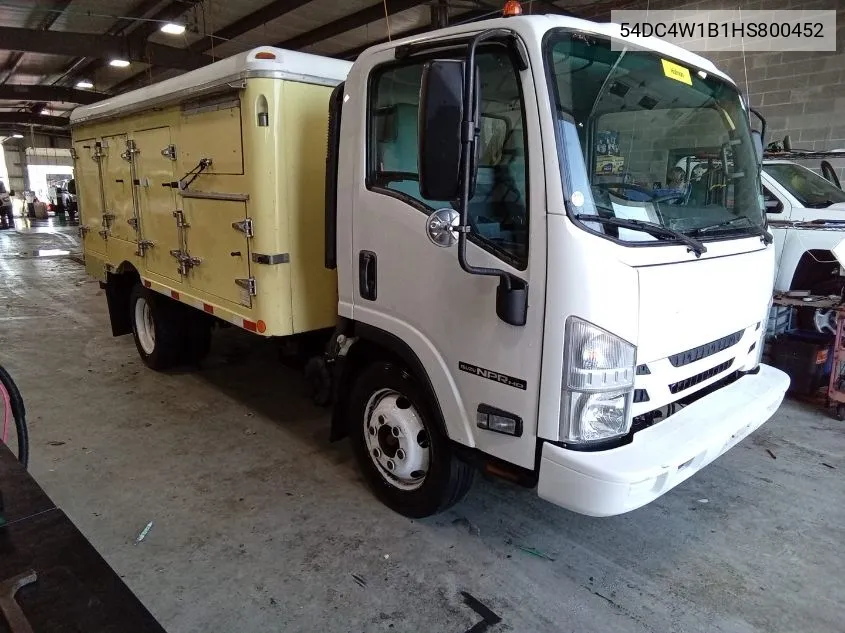 54DC4W1B1HS800452 2017 Isuzu Npr Hd Gas Reg