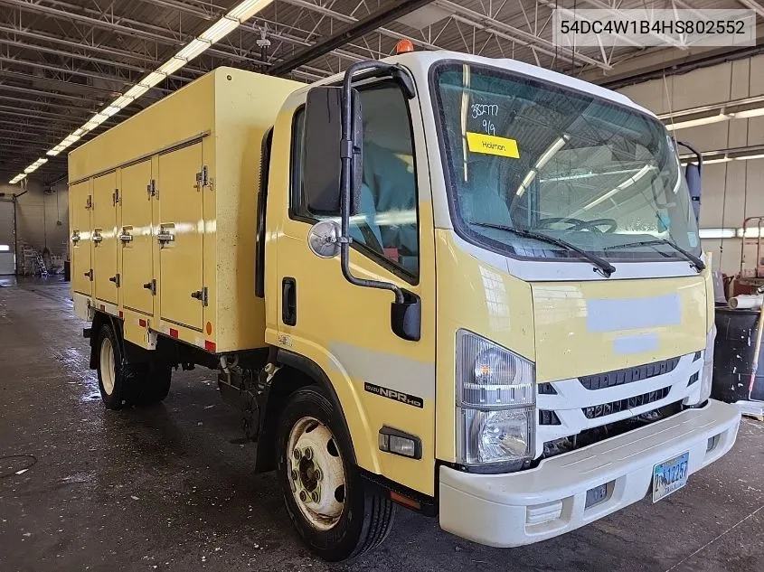 2017 Isuzu Npr Hd Gas Reg VIN: 54DC4W1B4HS802552 Lot: 40693086