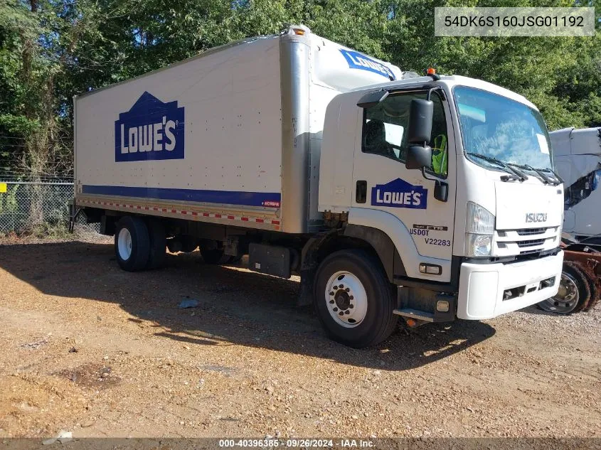 2018 Isuzu Ftr VIN: 54DK6S160JSG01192 Lot: 40396385