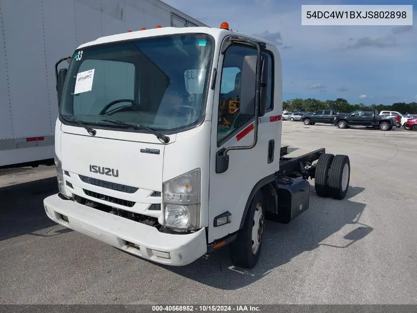 2018 Isuzu Npr Hd VIN: 54DC4W1BXJS802898 Lot: 40568952