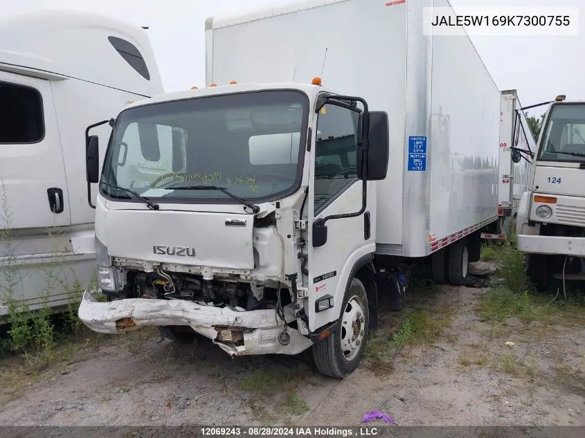 2019 Isuzu Nrr VIN: JALE5W169K7300755 Lot: 12069243